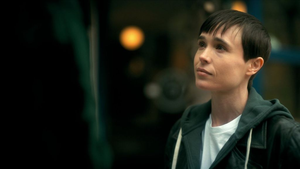 Elliot Page in Umbrella Academy
