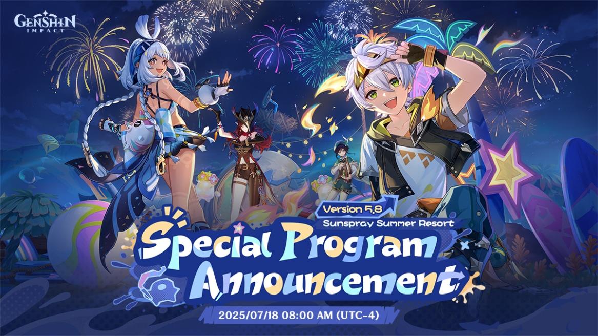 Genshin Impact 5.8 Livestream date and time