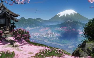 A vista in Ghost of Yotei