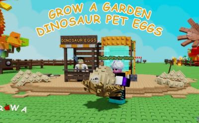 Grow a Garden All Dinosaur Pet Eggs