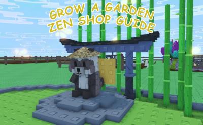 Grow a Garden Zen Shop Guide