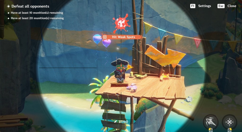 Hit weak spots in Strikers Through the Storm event in Genshin Impact