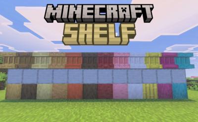 How to Make and Use Shelf in Minecraft