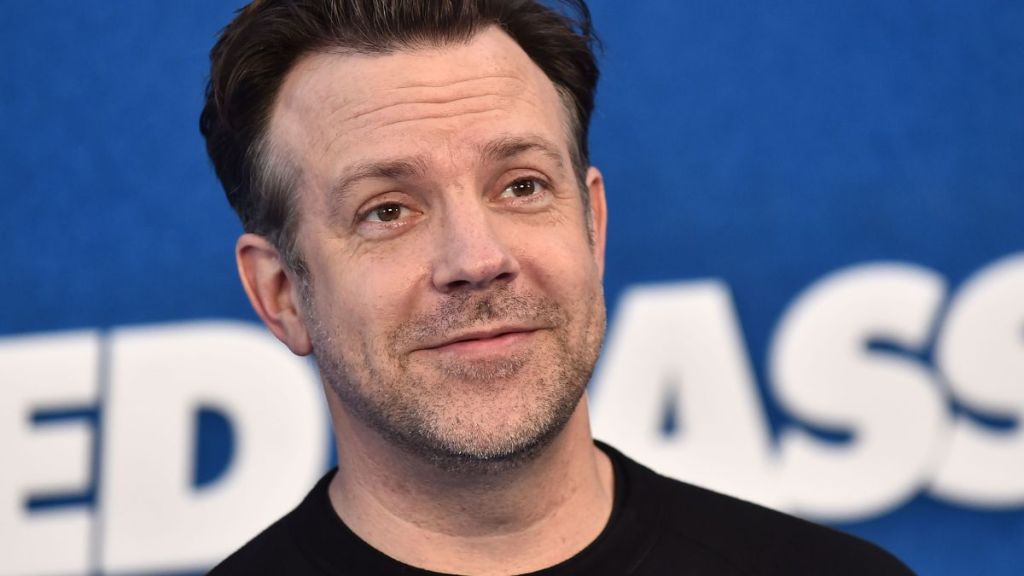 Jason Sudeikis portrays Ted Lasso in Ted Lasso