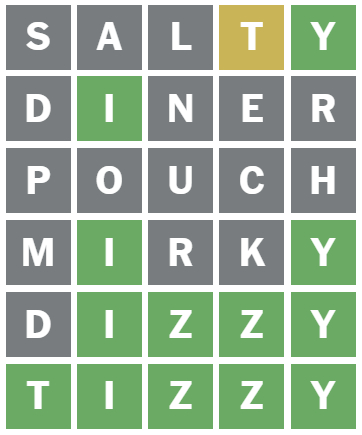 July 21 Wordle Answer