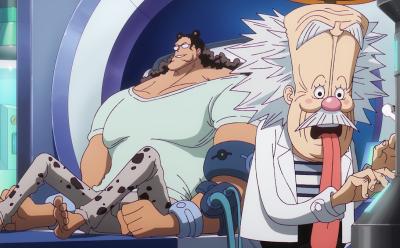 Kuma and Vegapunk in One Piece