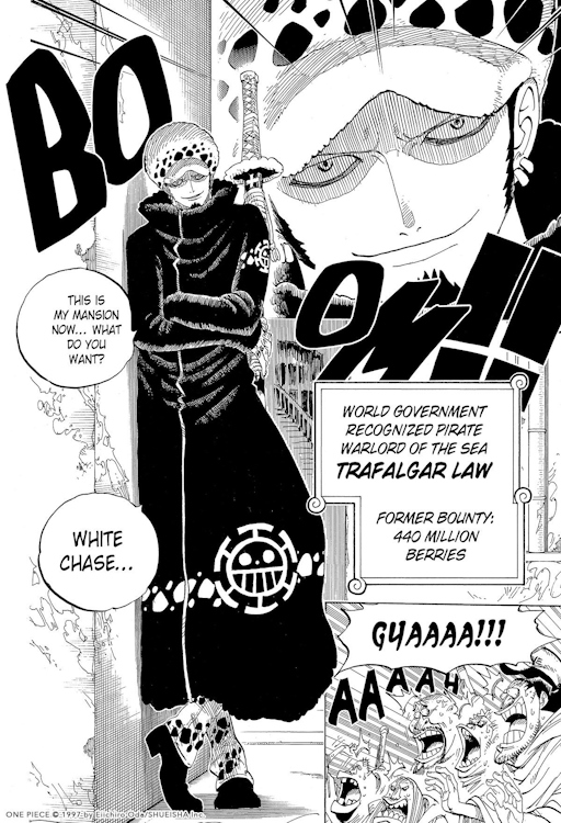 Law in One Piece manga