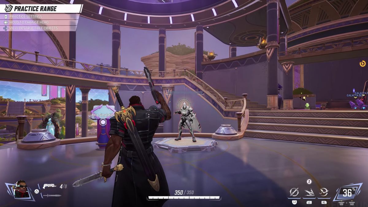 Hunting Gun Primary Fire in Marvel Rivals