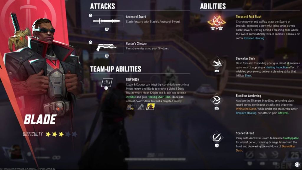 Marvel Rivals Blade Kit