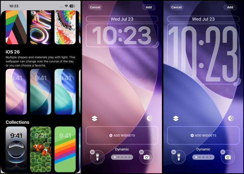 New Dynamic Wallpaper in iOS 26 Developer Beta 4