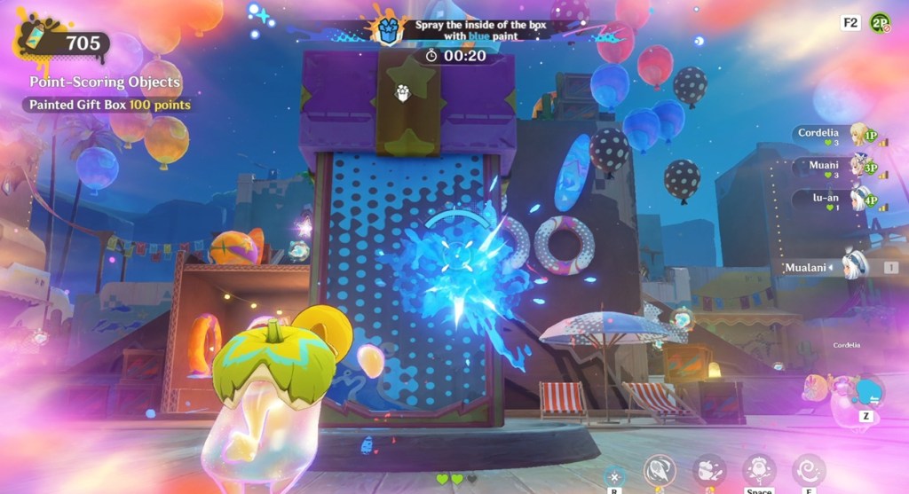 Paint gift box in With Flying (graffiti) colors event in Genshin Impact