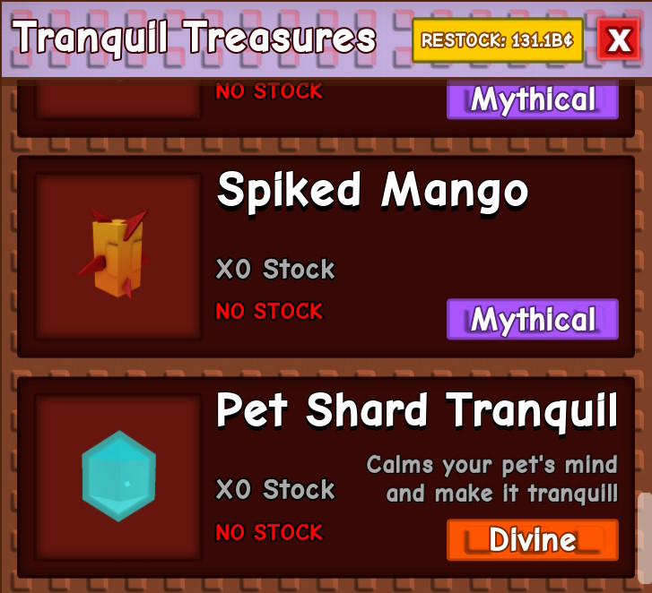 Pet Shard Tranquil in Zen Shop