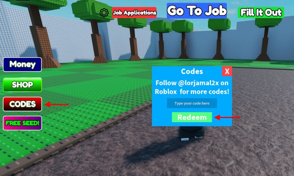 Redeem Grow a Job Codes