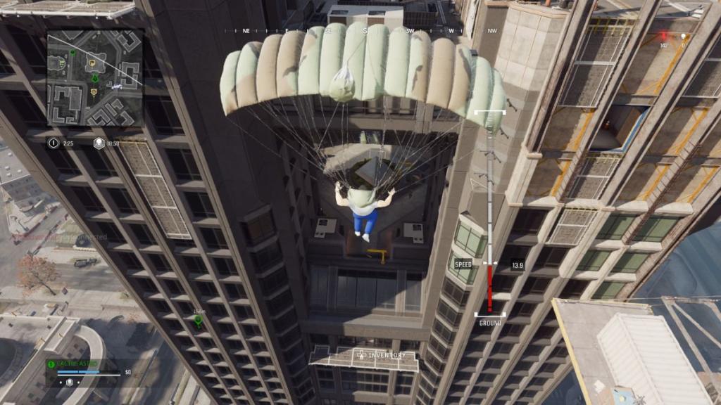 Flying near the Overlook in Warzone