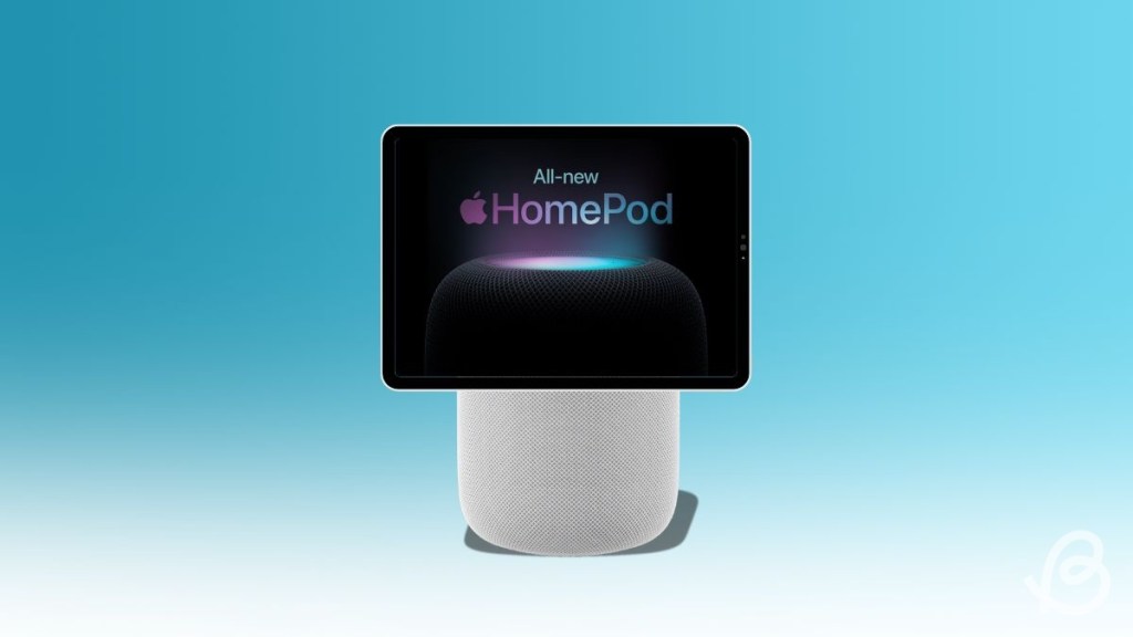 HomePod with Screen Concept Image