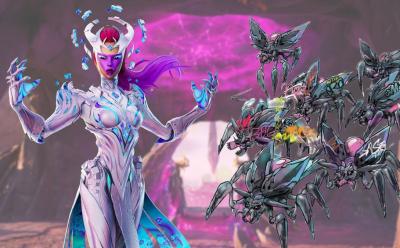Fortnite Cube Queen and Bugs