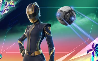 Hairpin skin and glider in Fortnite