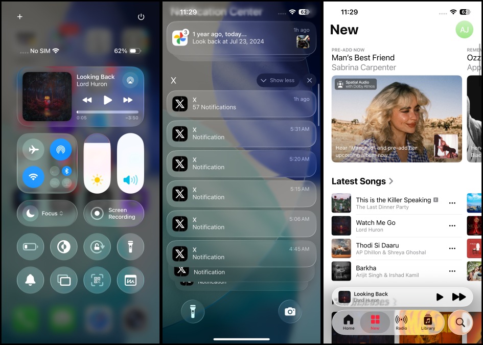 iOS 26 Beta 4 improved Liquid Glass effect