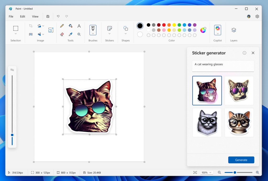 sticker generator in ms paint