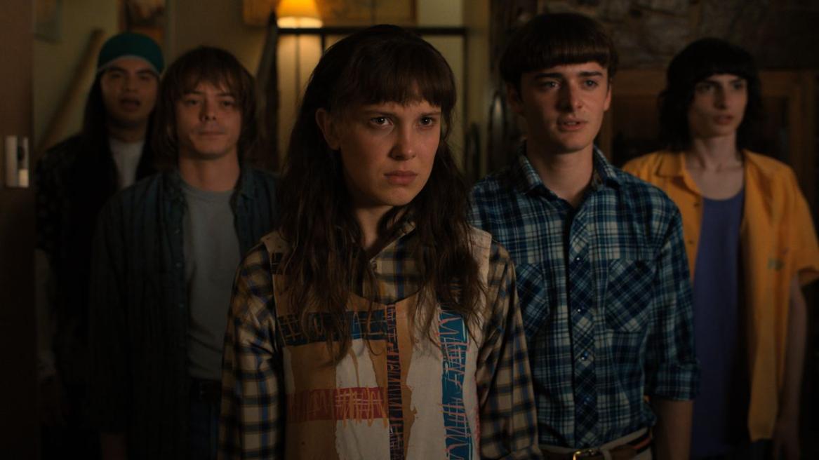 Hawkins Gang in Stranger Things