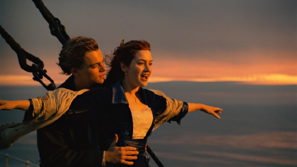 Jack and Rose in Titanic