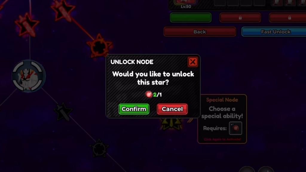 unlock nodes skill tree