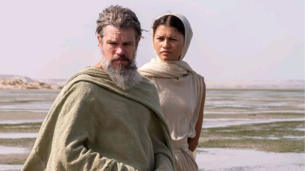 Matt Damon and Zendaya in The Odyssey