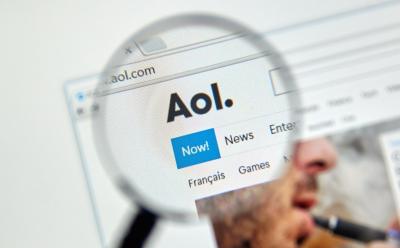 AOL mail and news on the web under magnifying glass