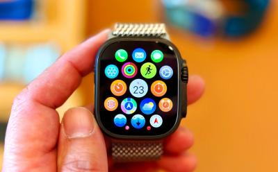 Apple Watch Ultra 2 Sports and adventure watches displayed at the Apple Store