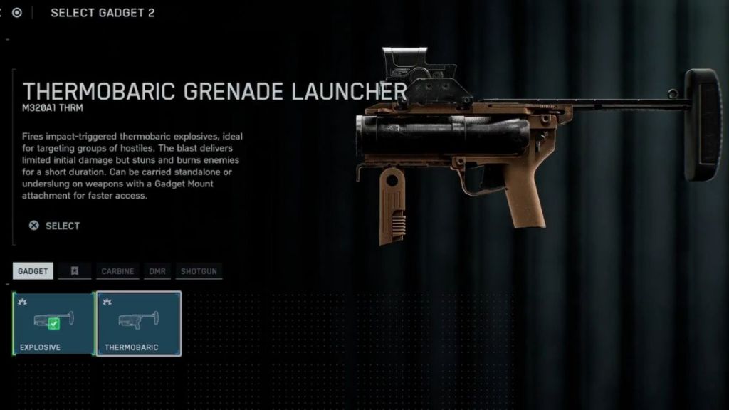 Battlefield 6 Thermobaric Grenade Launcher