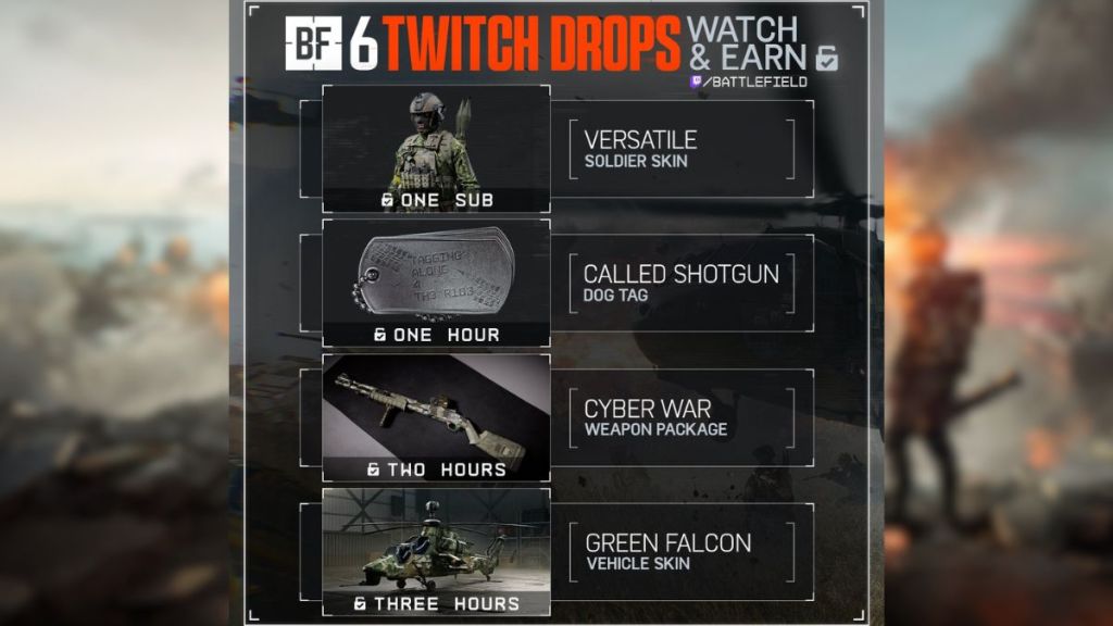 Battlefield 6 Twitch Drops