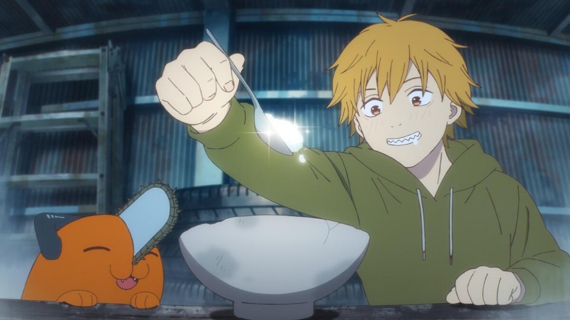 Denji and Pochita from Chainsaw Days anime