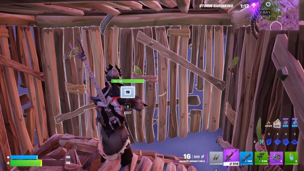 Close range loadout in Fortnite Chapter 7