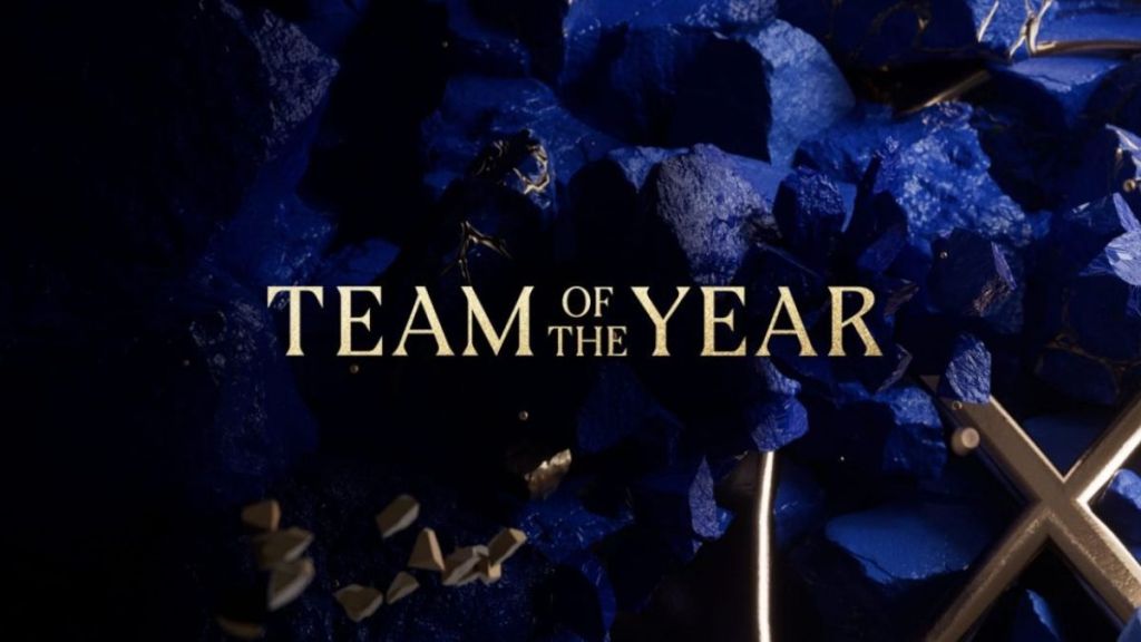 EA FC Team of the Year cover design