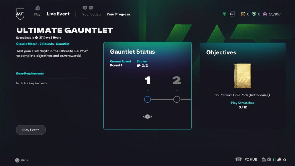 Ultimate Gauntlet in EA FC 26