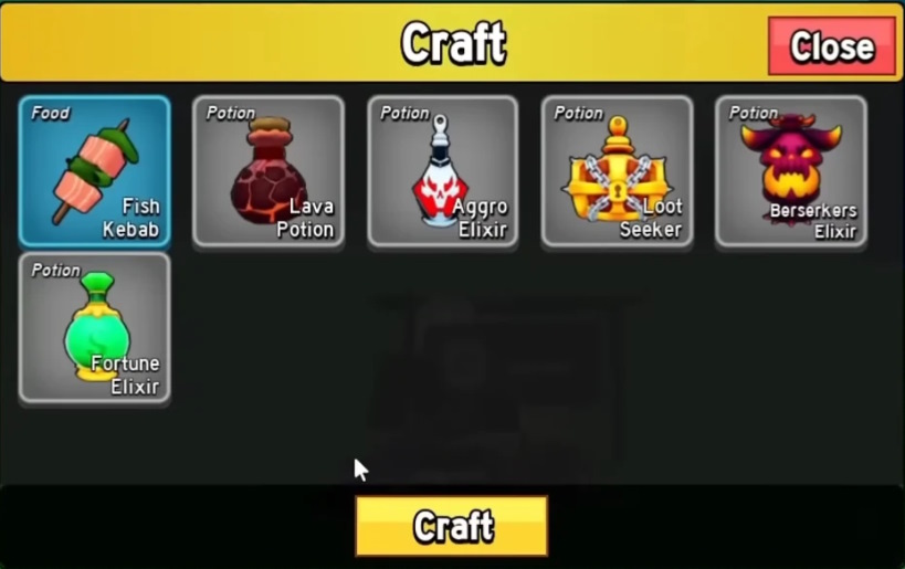 Fish recipes in Blox Fruits