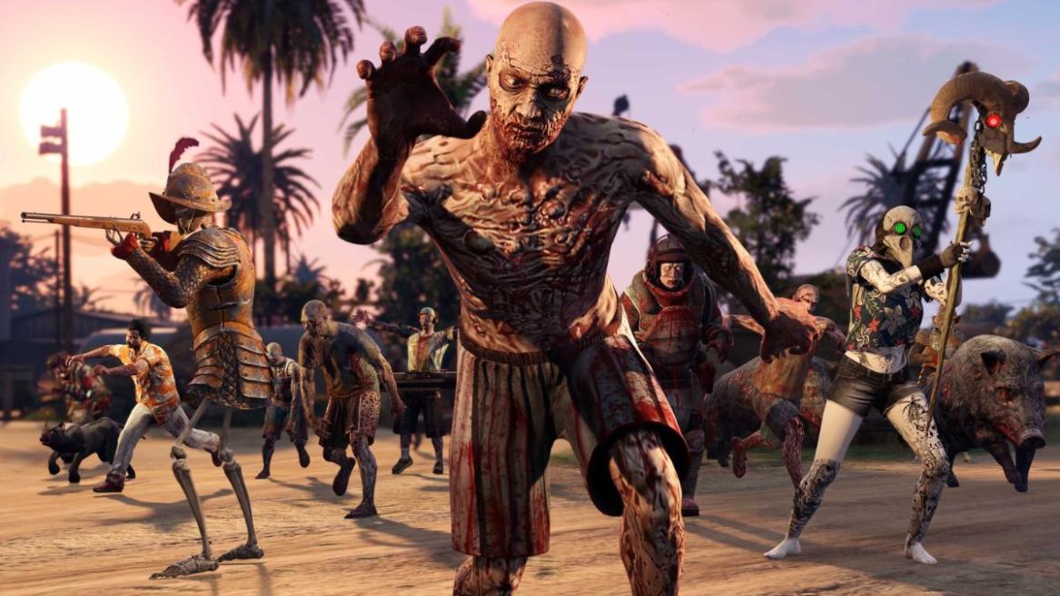 Zombies in the GTA Online Cayo Perico Survival Mode