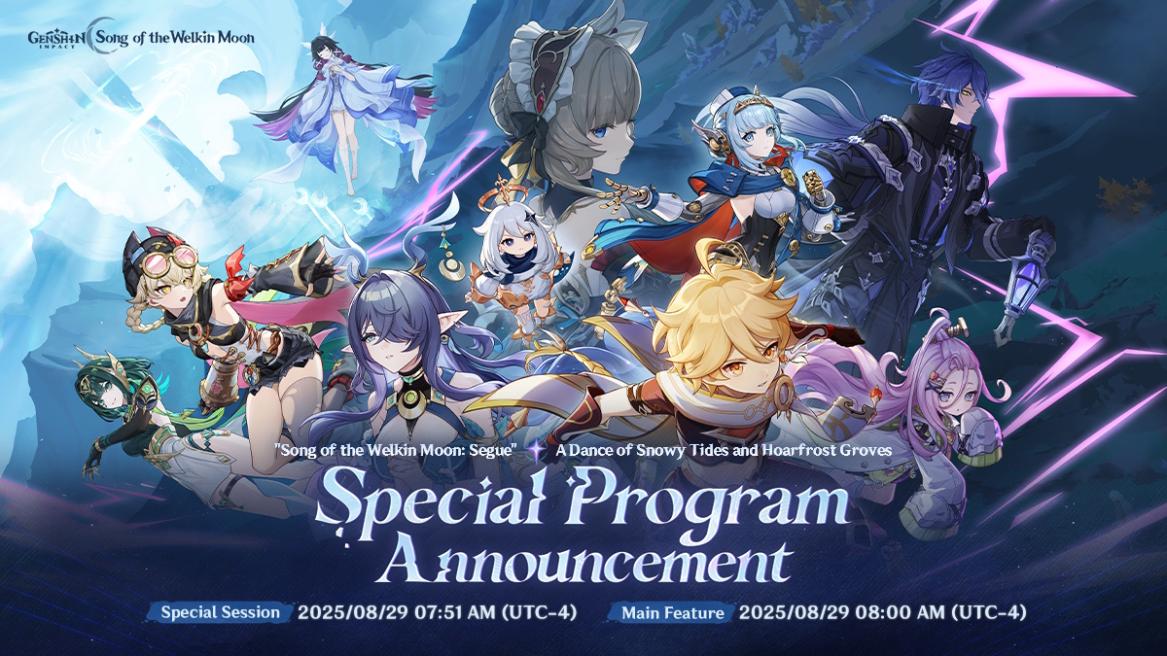 Genshin Impact 6.0 Luna I livestream date and time