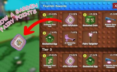How to Get and Use Fairy Points in Grow a Garden