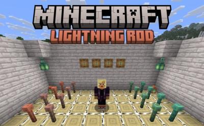 How to Make and Use a Lightning Rod in Minecraft