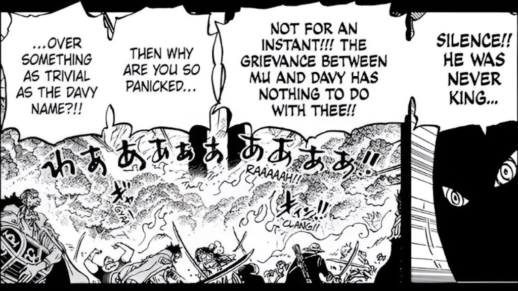 Imu vs Davy in One Piece manga