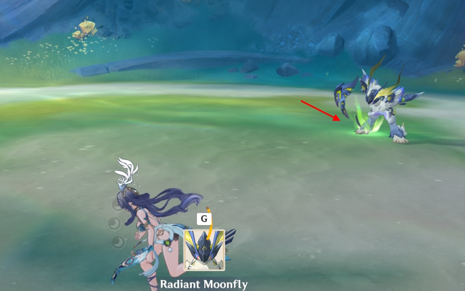 Indicator for Radiant Moonfly attack