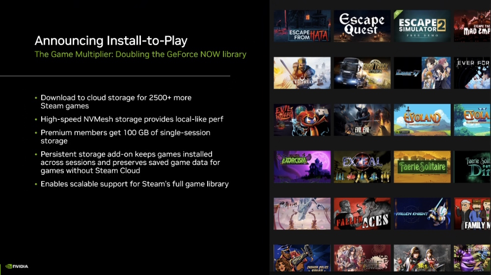 Install to Play GeForce Now Library
