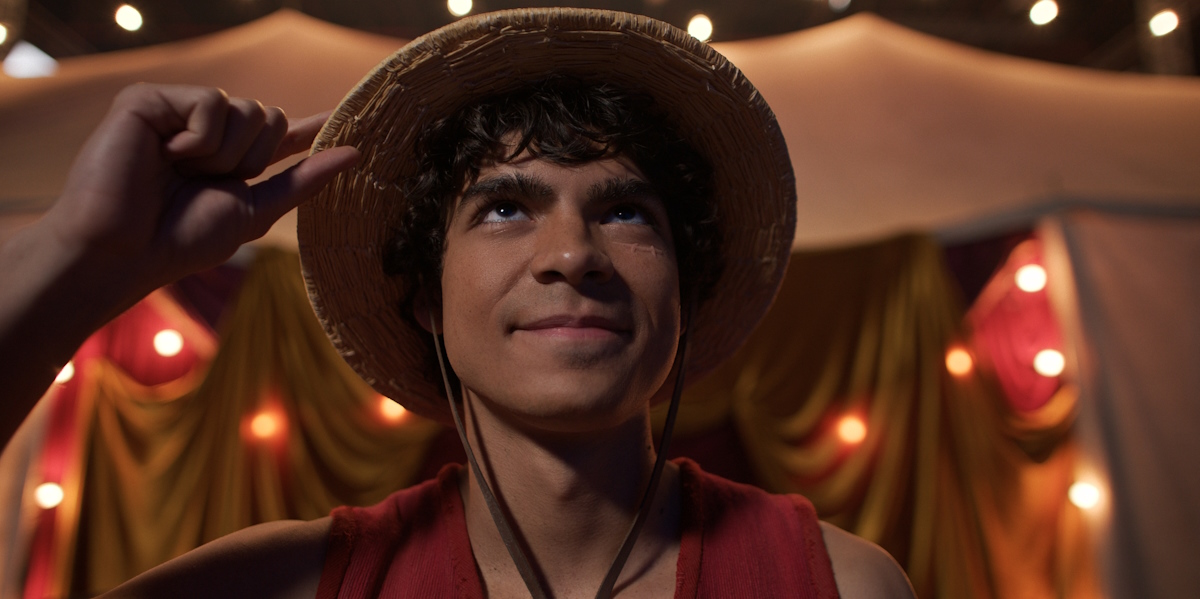 Luffy in Logue Town in One Piece live action
