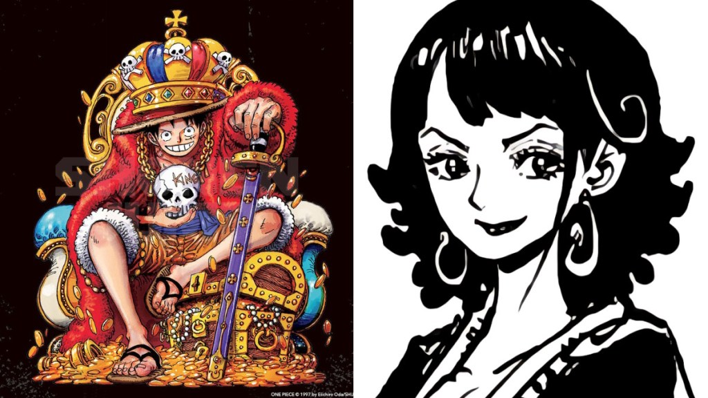 Monkey D. Luffy and Tritoma in One Piece