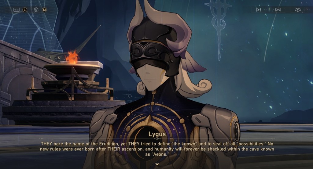 Lygus explaining his reason for creating Amphoreus