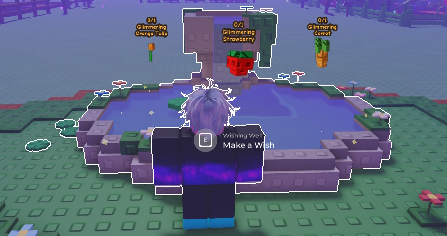 Making Wish at the Wishing Well