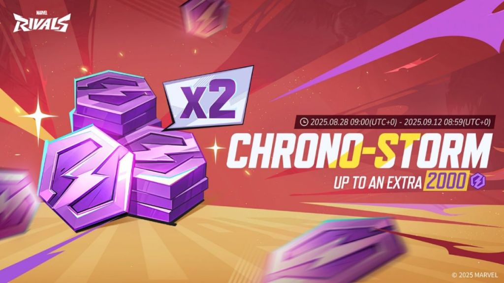 Marvel Rivals Chrono Storm event graphic
