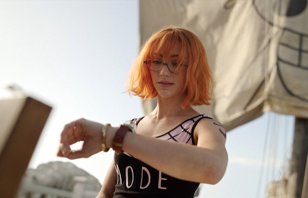 Nami with Log Pose in One Piece live action