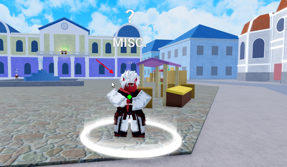 Oni NPC Blox Fruits